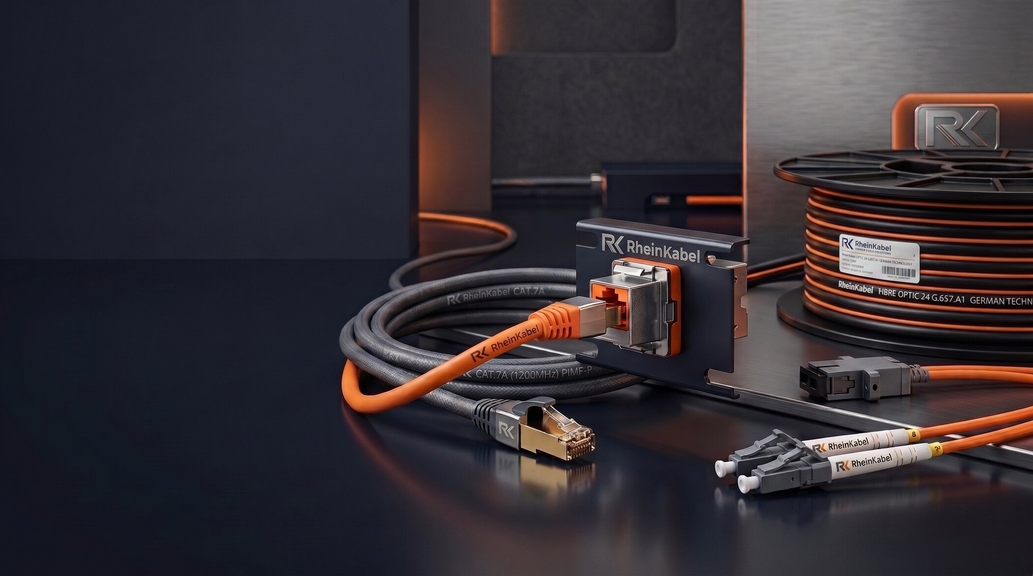 RheinKabel copper and fibre-optic product portfolio