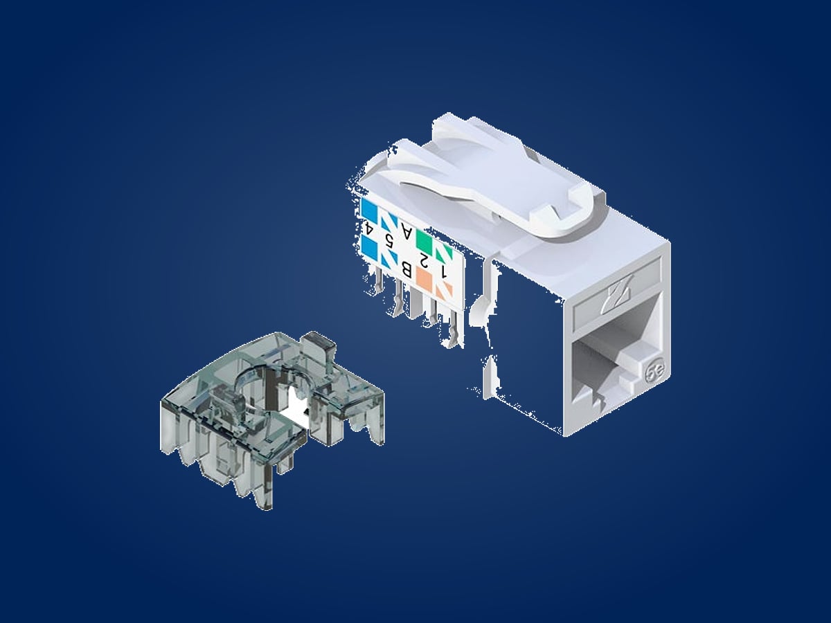 RheinKabel Cat.5e ungeschirmtes Keystone-Modul RK-C5E-KJ-UT