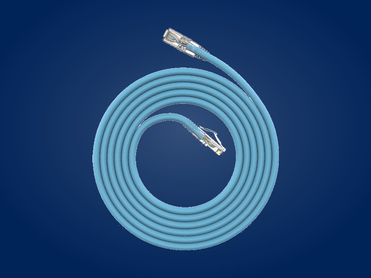RheinKabel Cat.6A ungeschirmtes Patchkabel RK-C6A-PC-UT